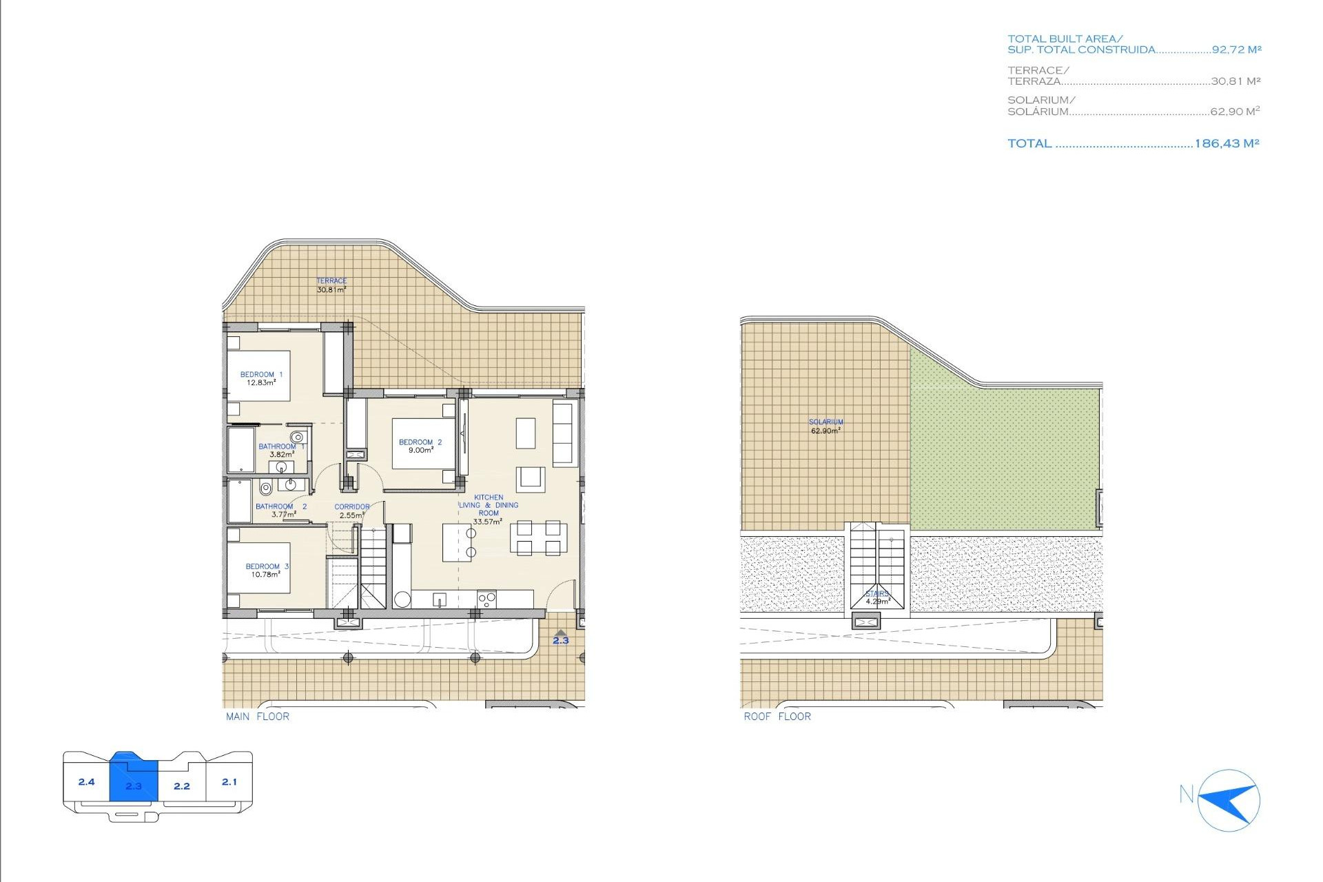 Nieuwbouw Woningen - Penthouse - Los Alcazares - Serena Golf