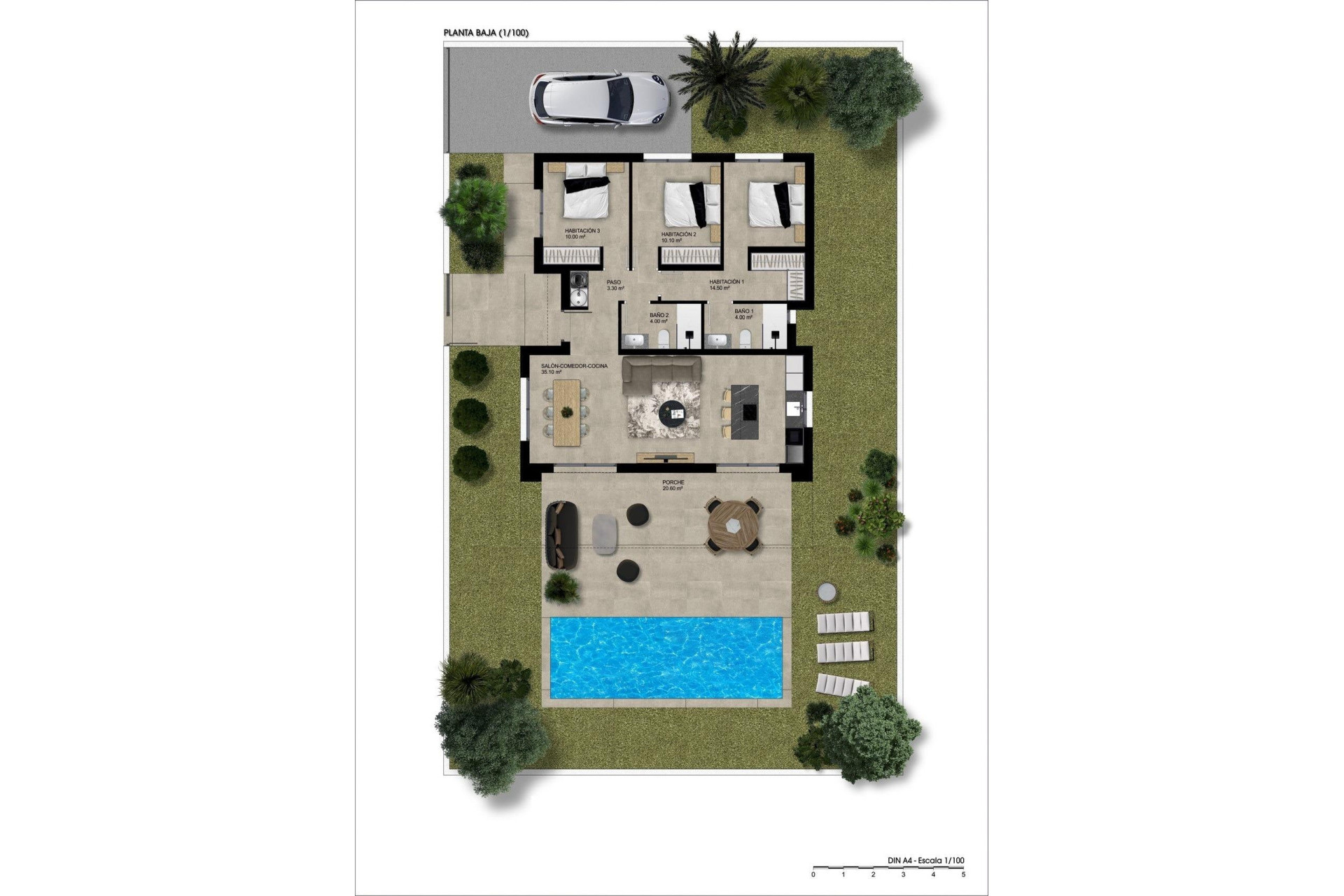 Nieuwbouw Woningen - Villa - Hondón de las Nieves - La Solana