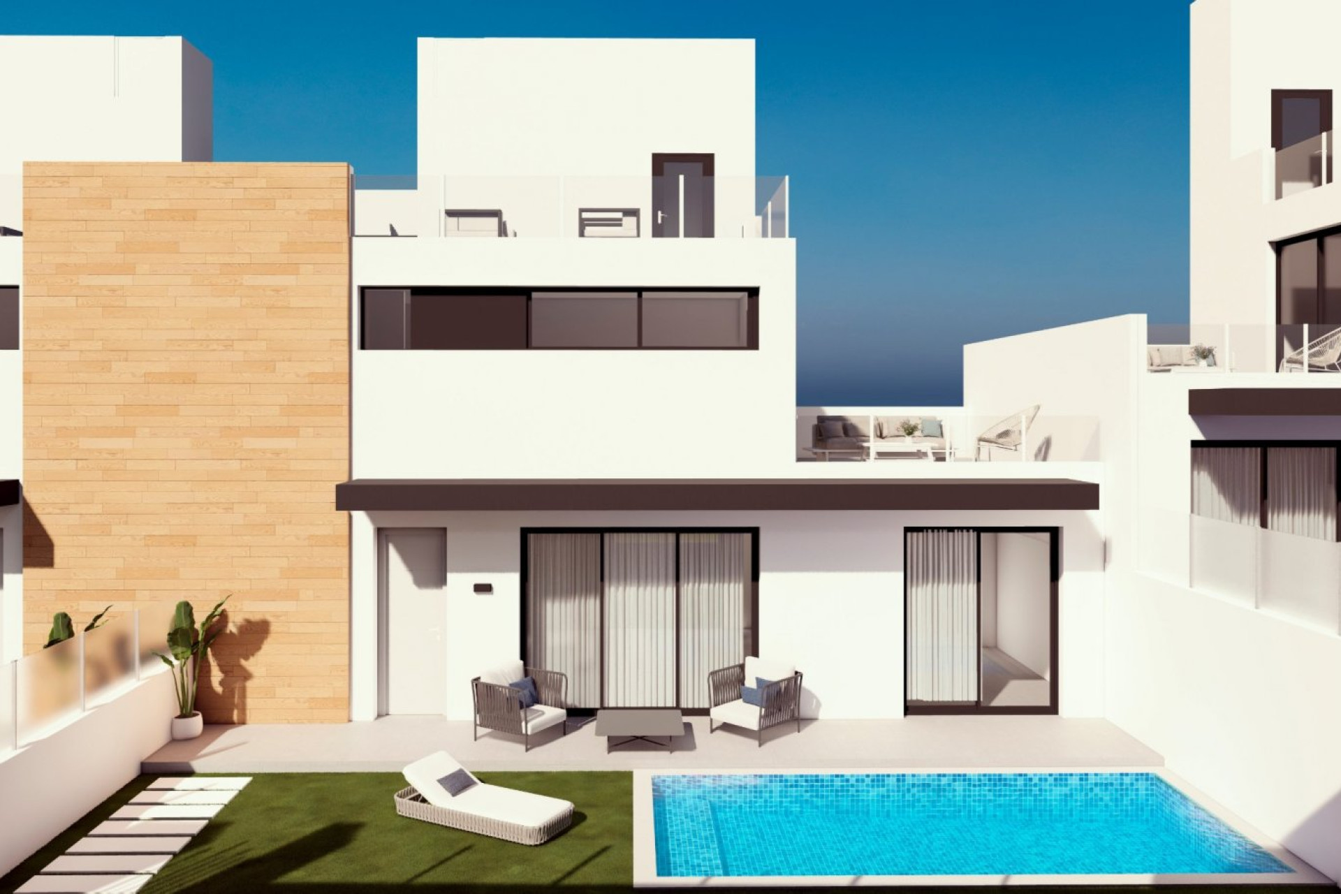 Nouvelle construction - Maison de ville - Orihuela Costa - Las Filipinas