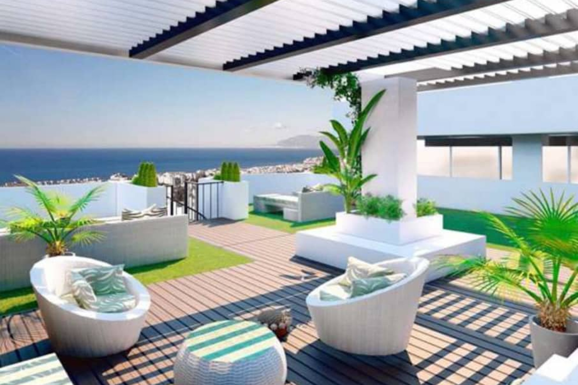 Nowy budynek - Daszek - Torre de Benagalbón