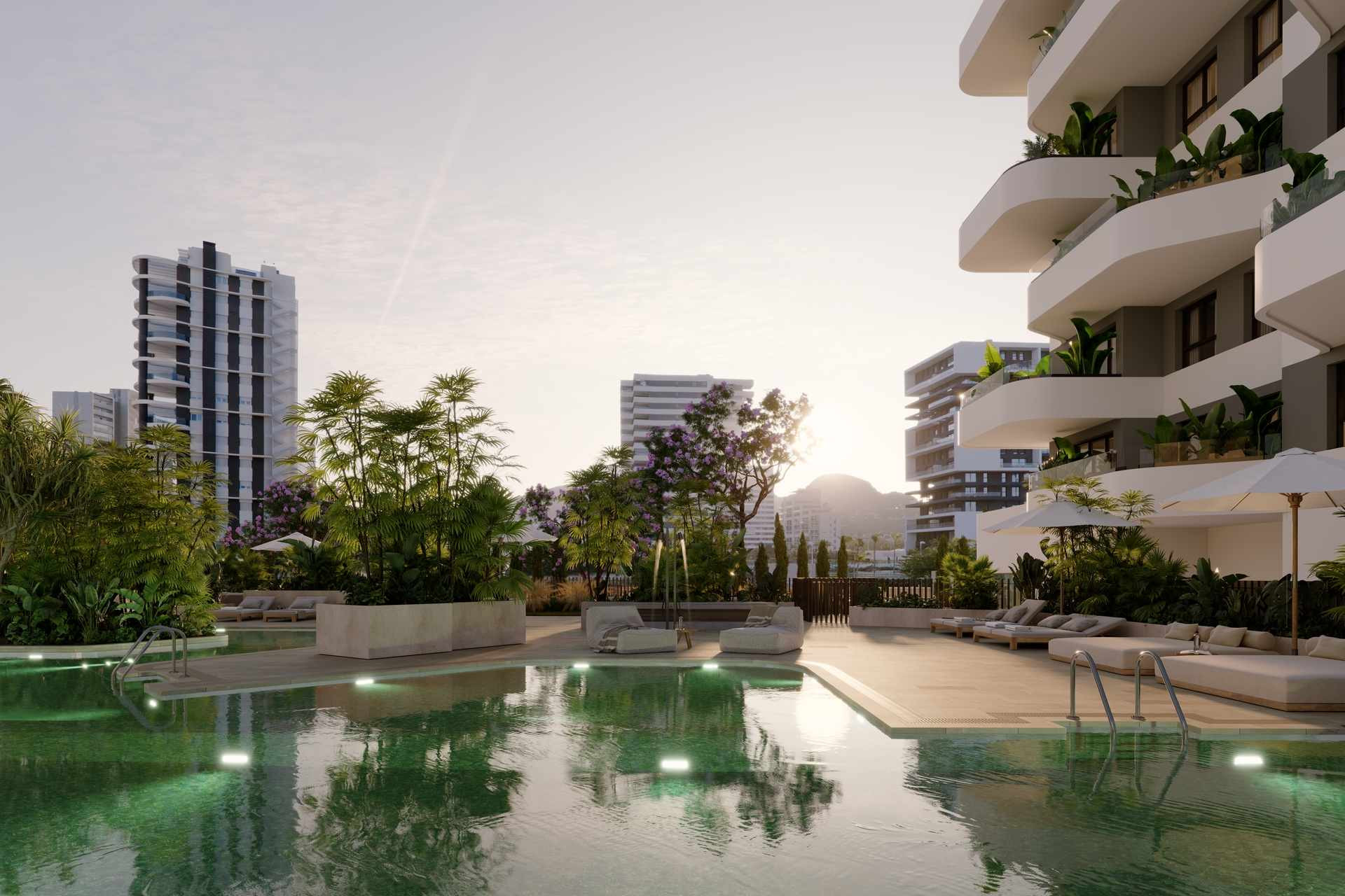 Nowy budynek - Mieszkanie w bloku - Calpe