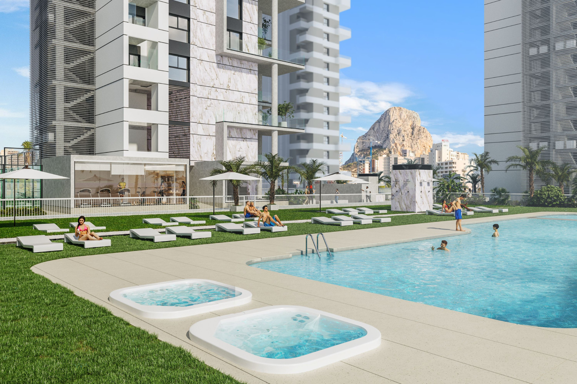 Nowy budynek - Mieszkanie w bloku - Calpe
