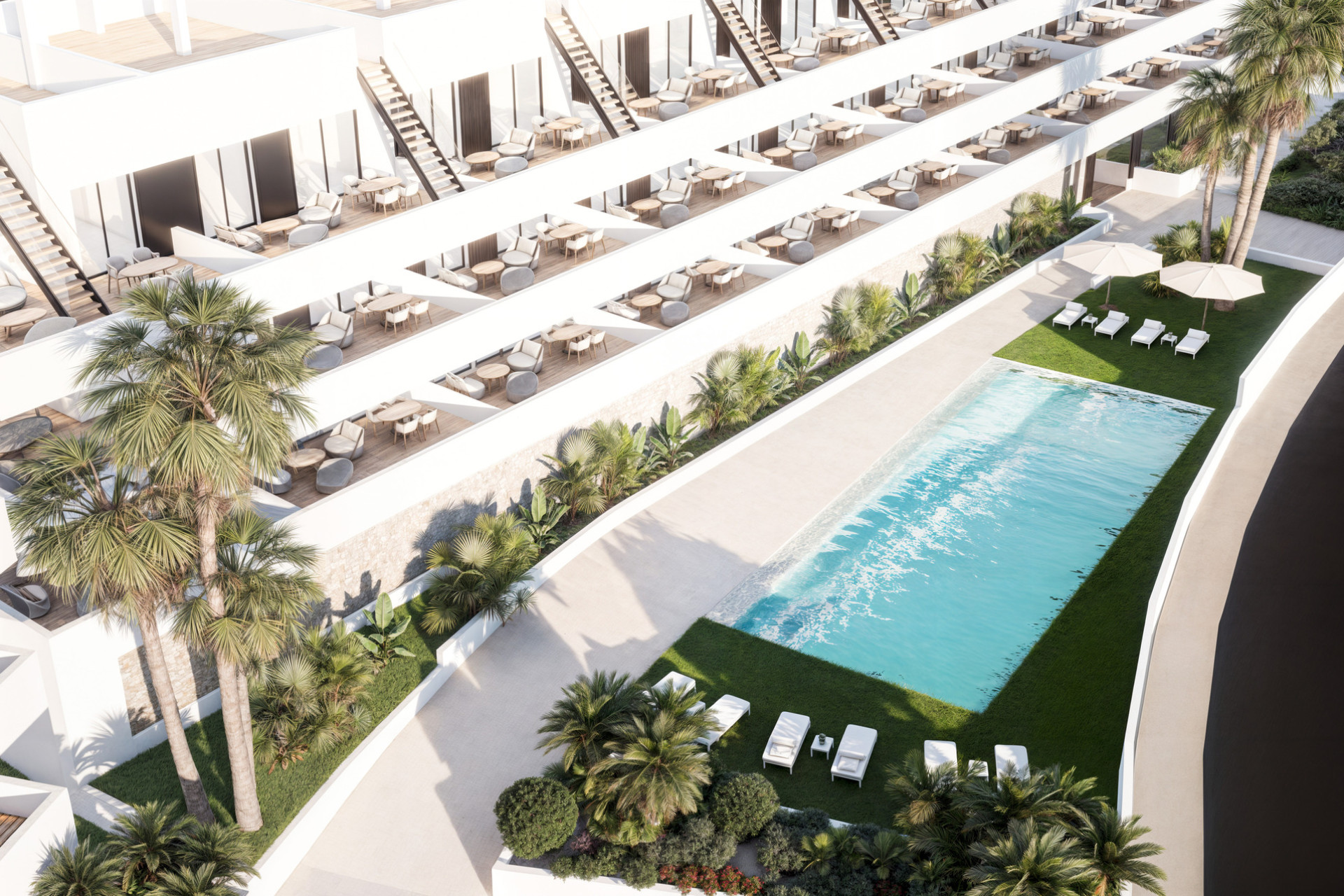 Nowy budynek - Mieszkanie w bloku - Finestrat