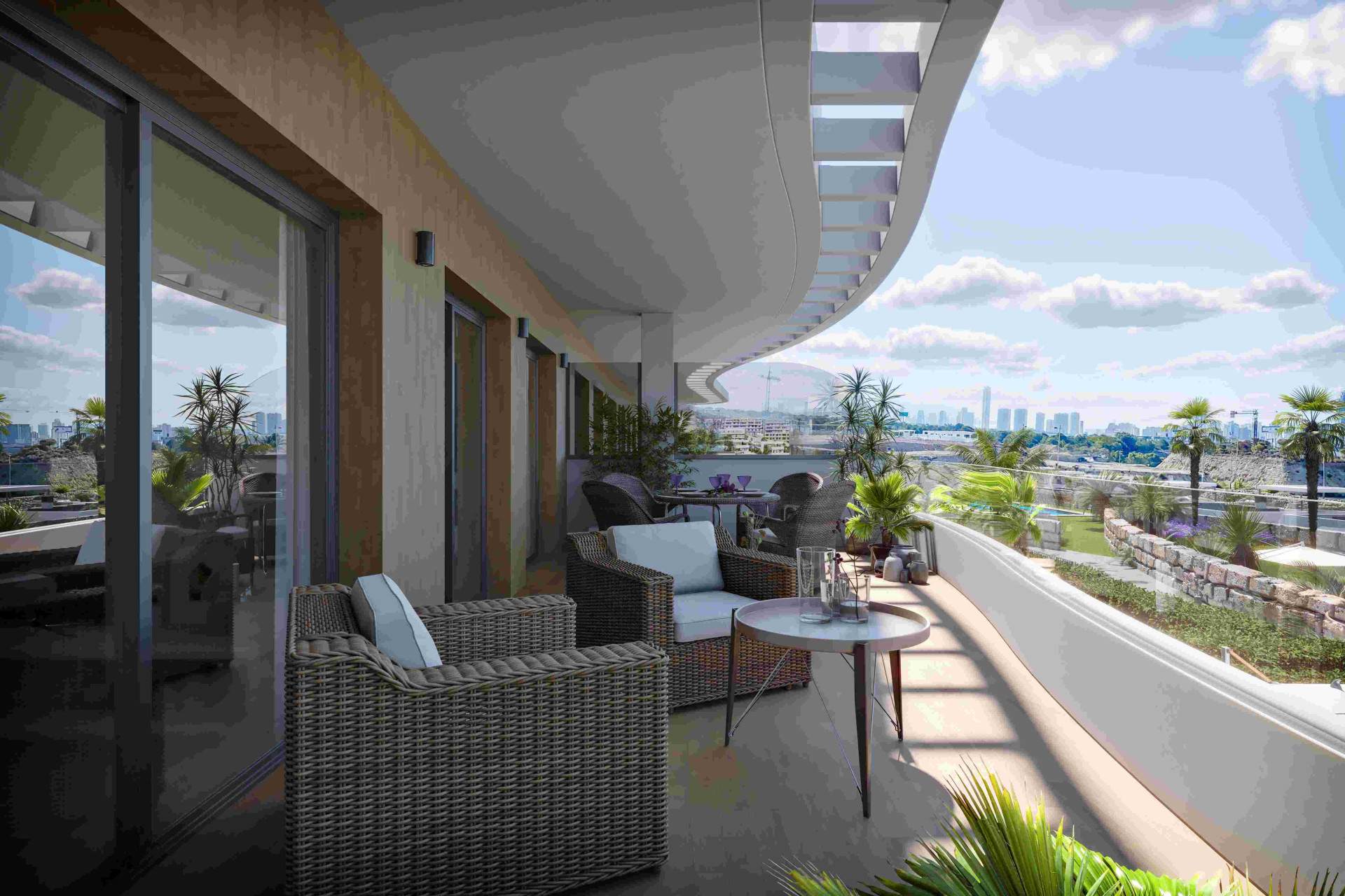 Nowy budynek - Mieszkanie w bloku - Finestrat