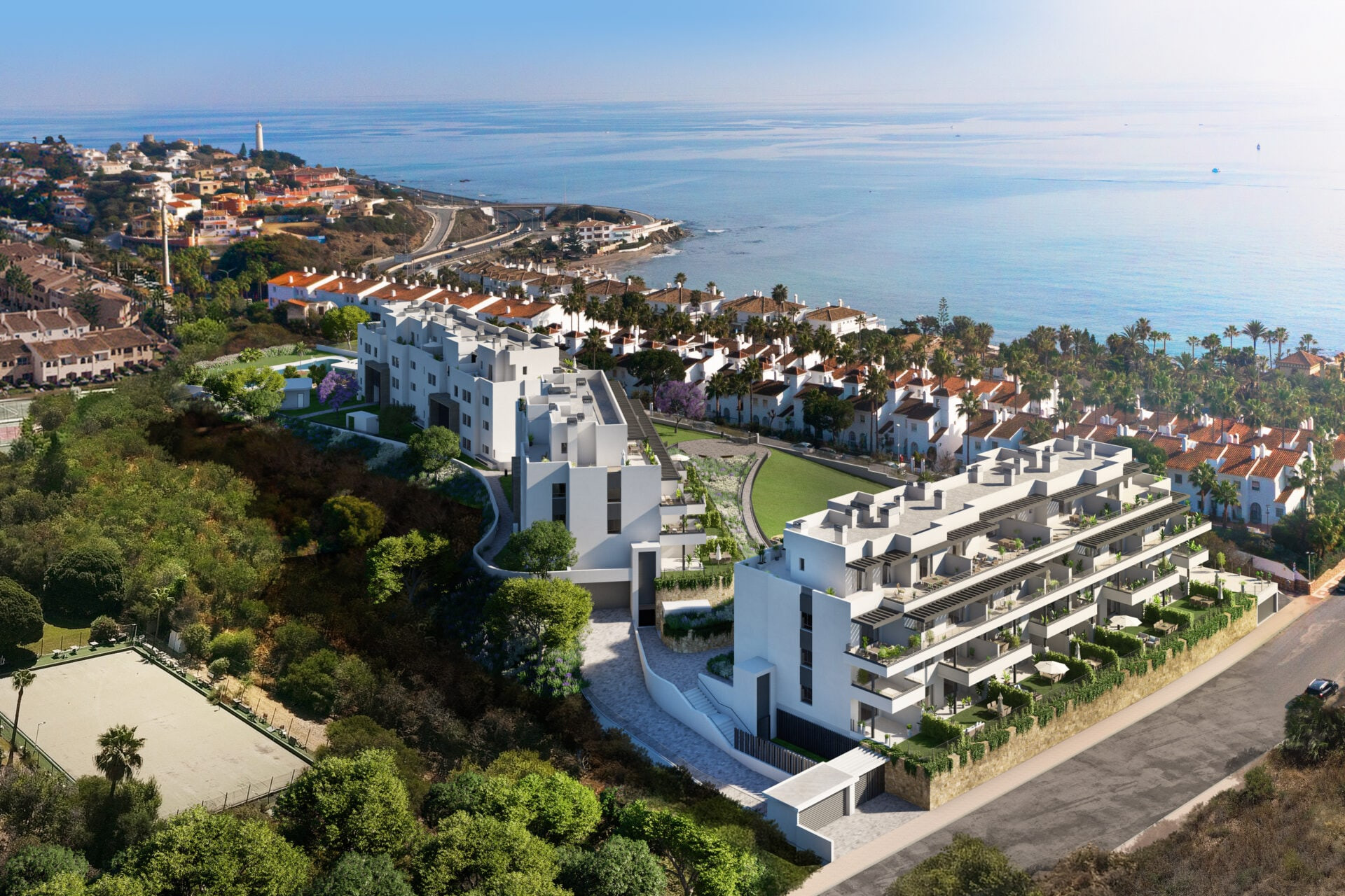 Nowy budynek - Mieszkanie w bloku - Las Lagunas de Mijas