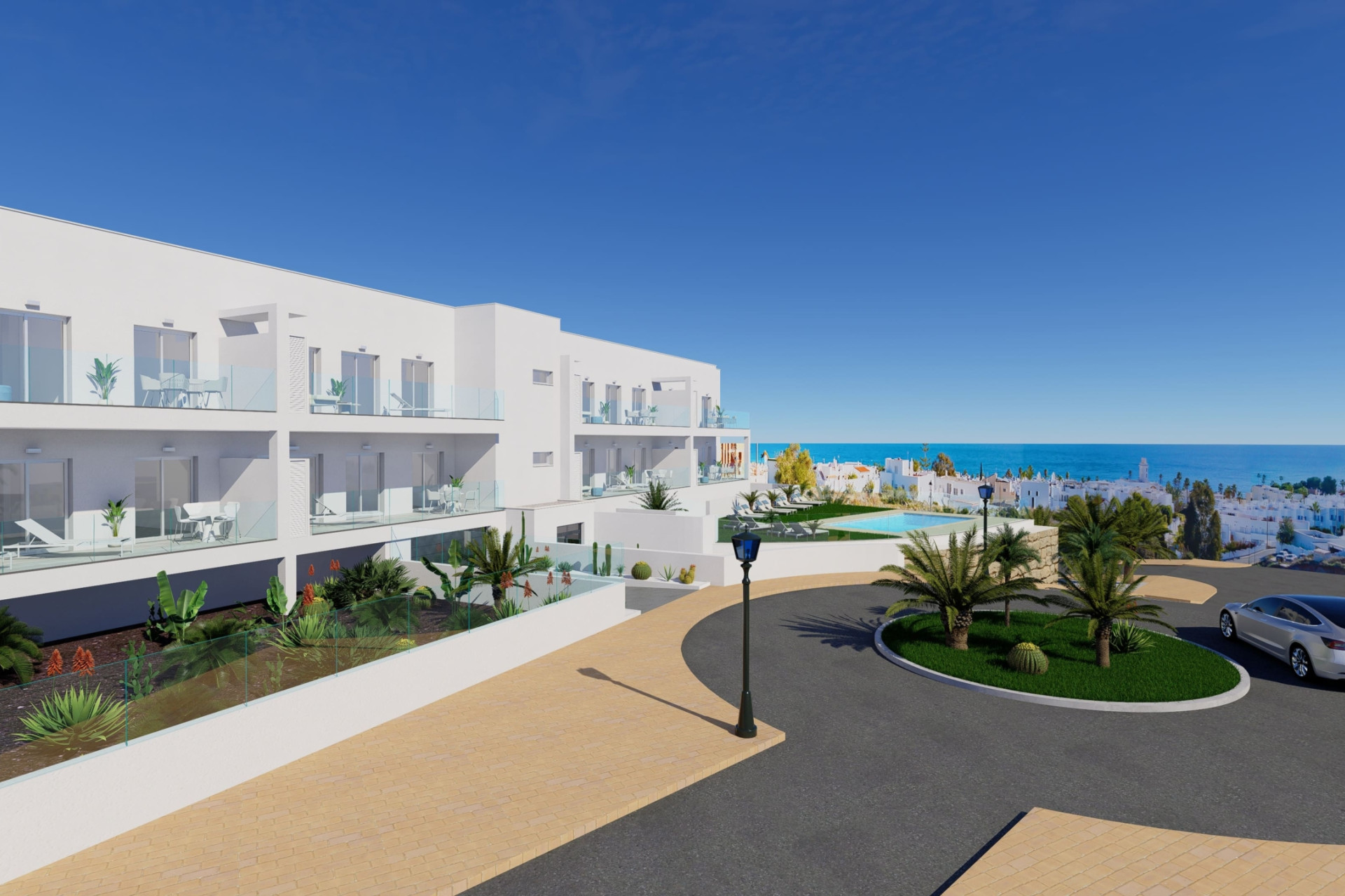 Nowy budynek - Mieszkanie w bloku - Mojacar - Mojácar