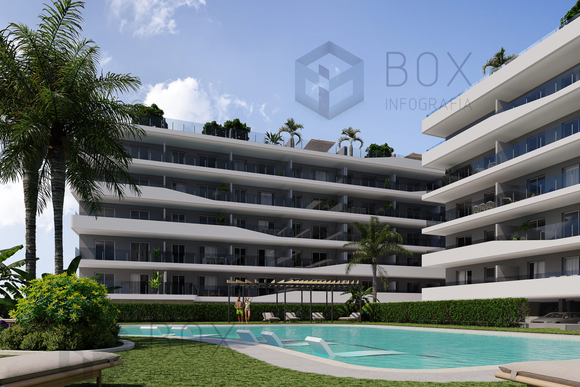 Nowy budynek - Mieszkanie w bloku - Santa Pola