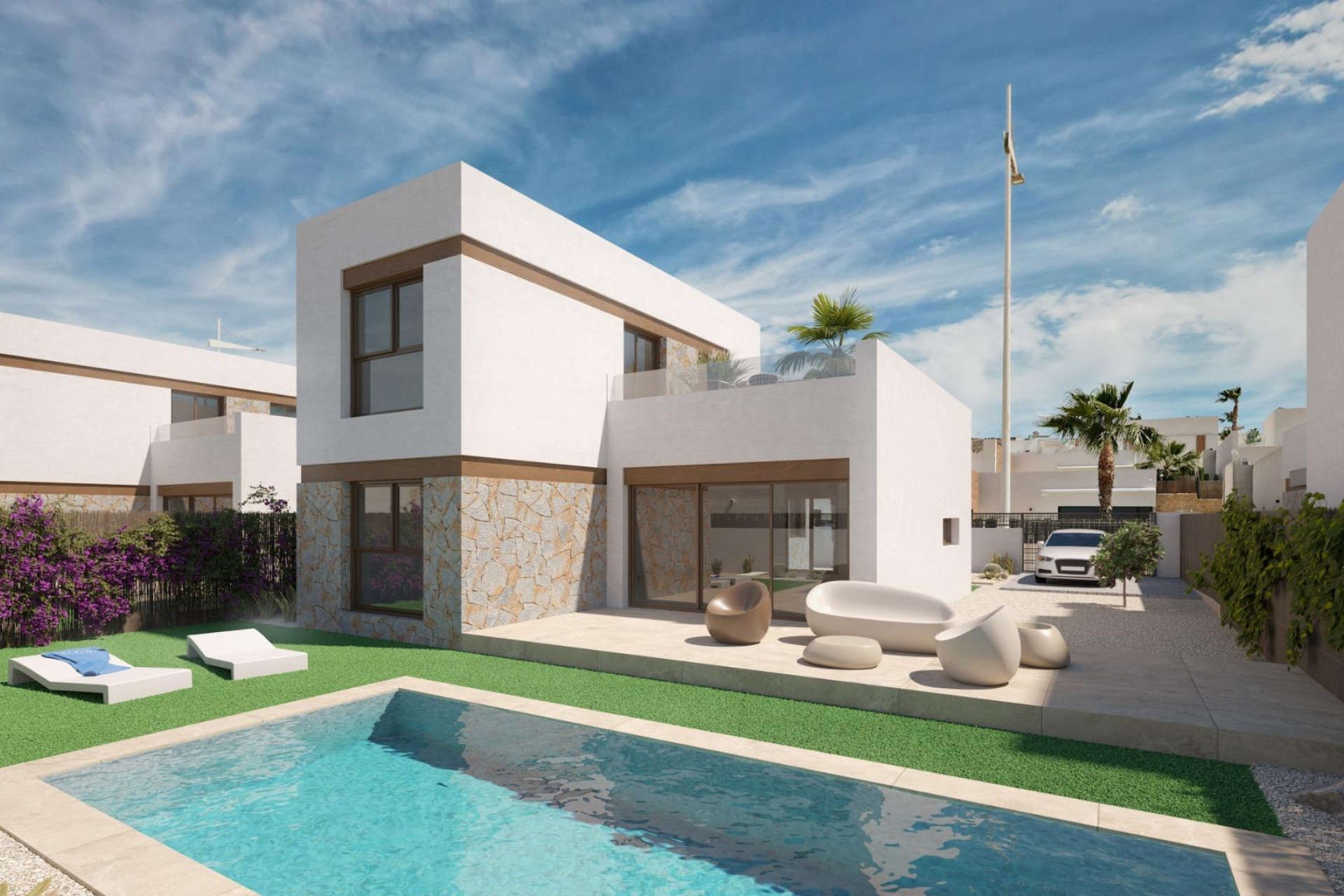 Obra nueva - Villa - Algorfa - La Finca Golf