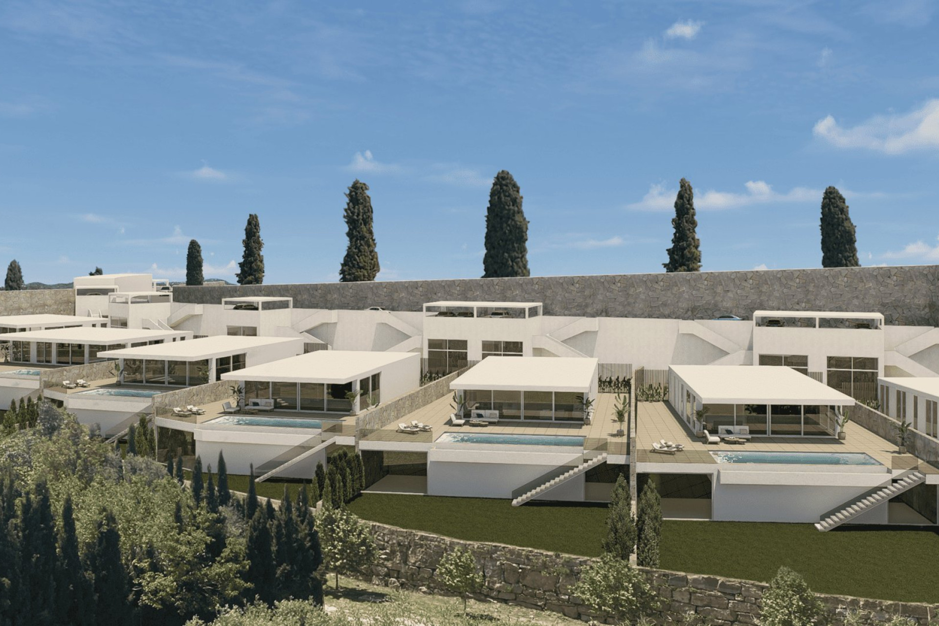 Obra nueva - Villa - Las Lagunas de Mijas