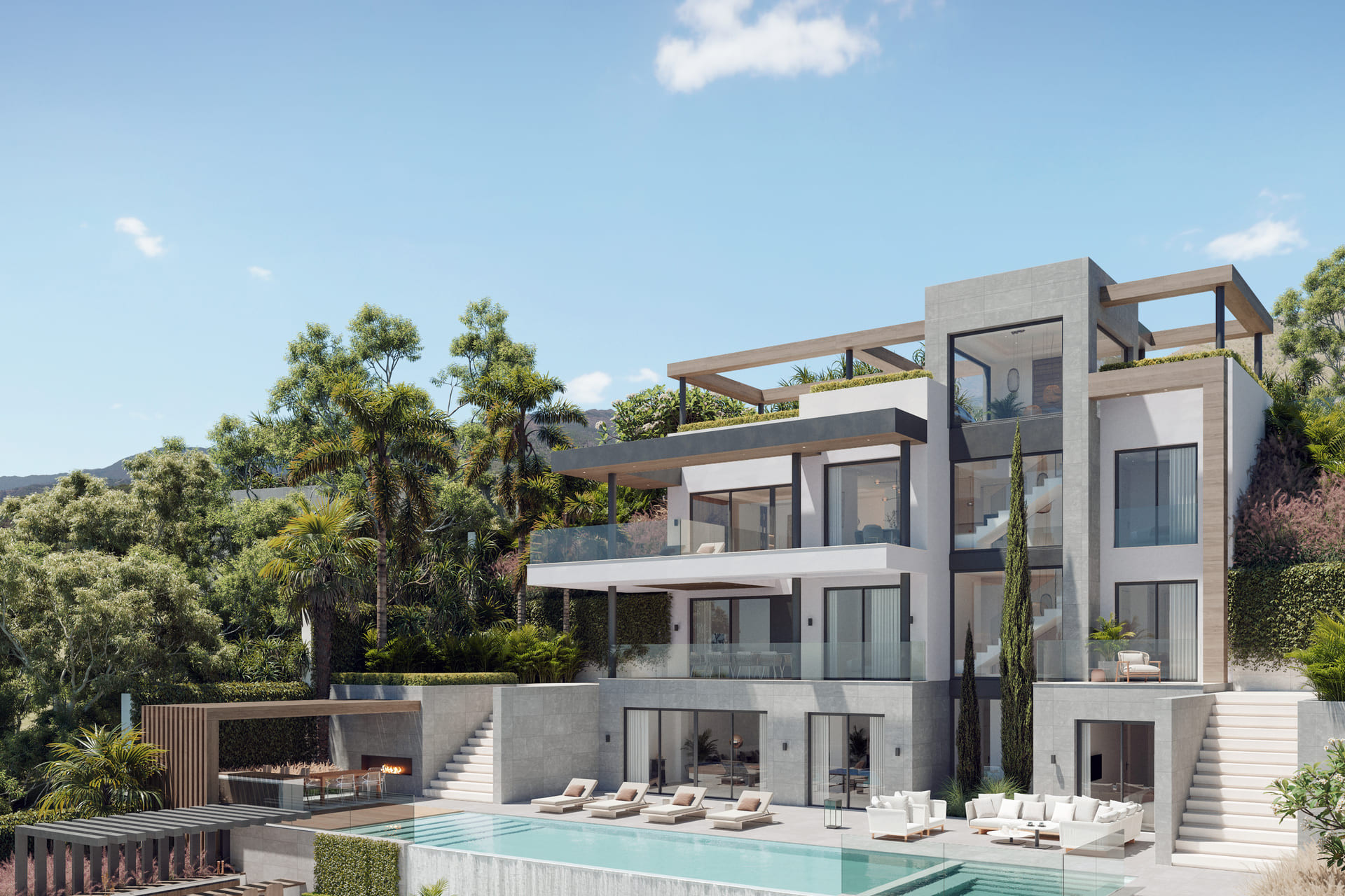 Obra nueva - Villa - Las Lagunas de Mijas