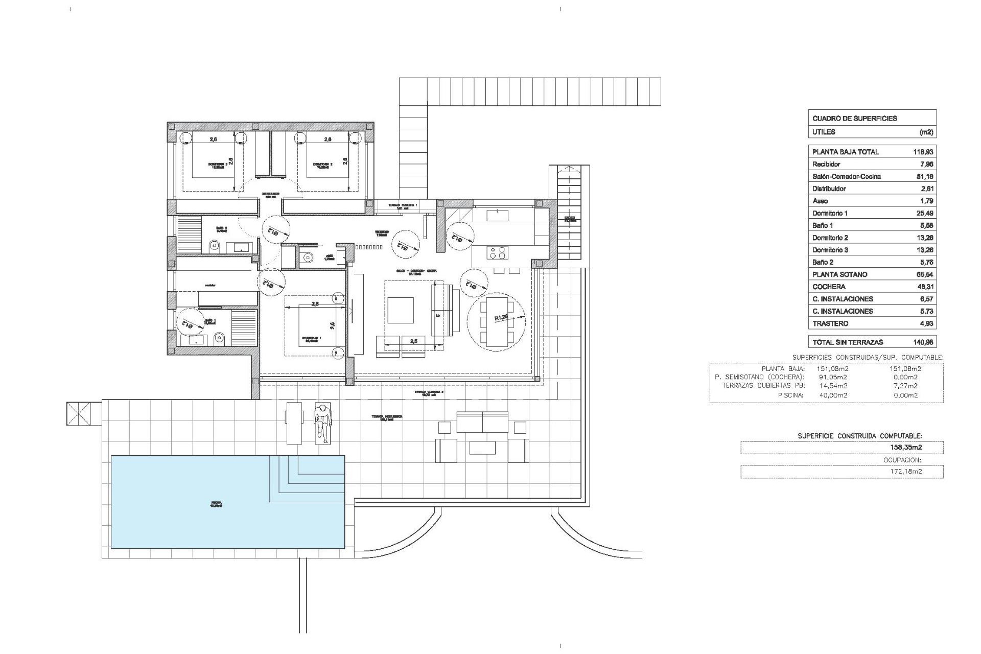 Obra nueva - Villa - Orihuela - Las Colinas Golf