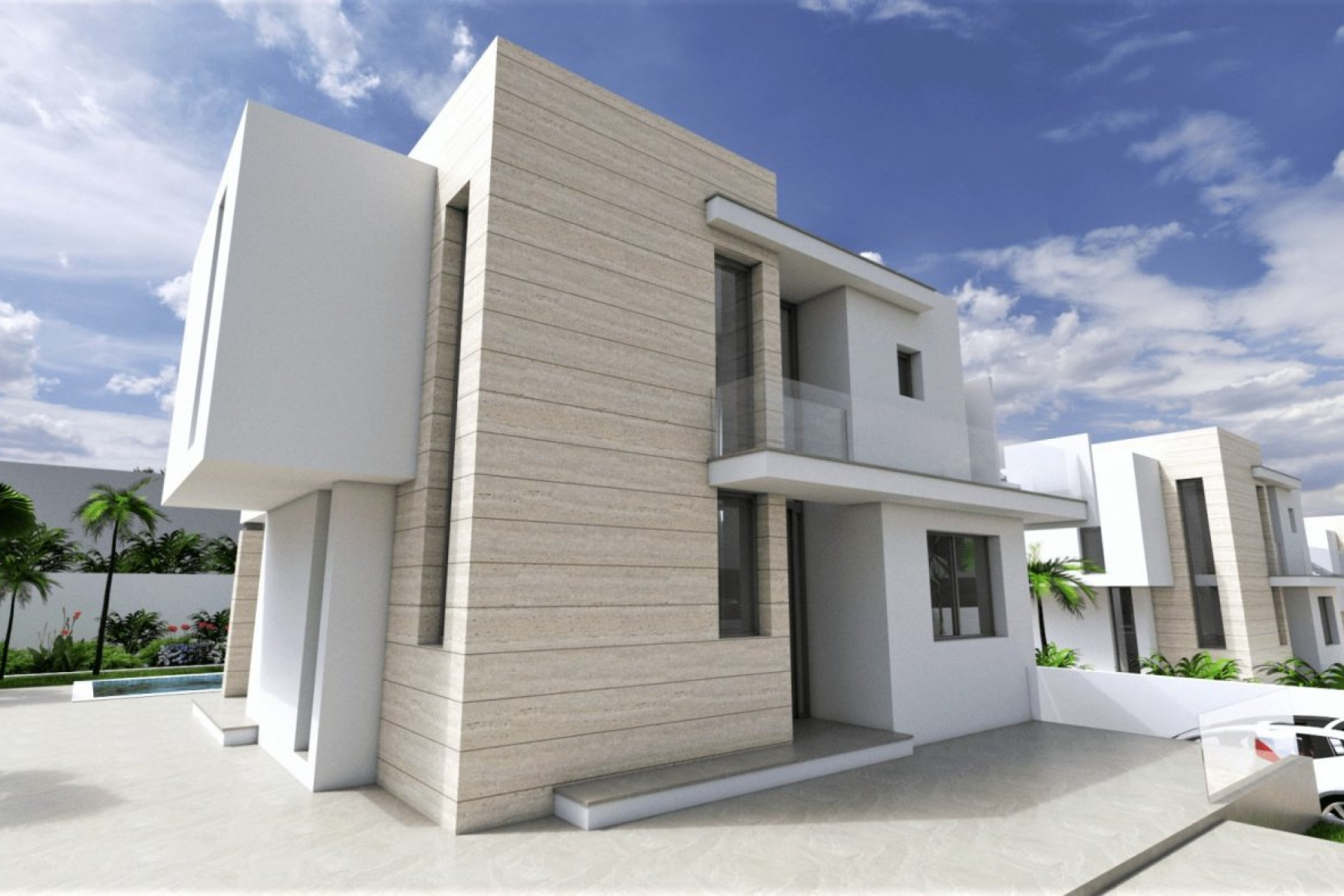 Obra nueva - Villa - Torrevieja - Aguas Nuevas 1