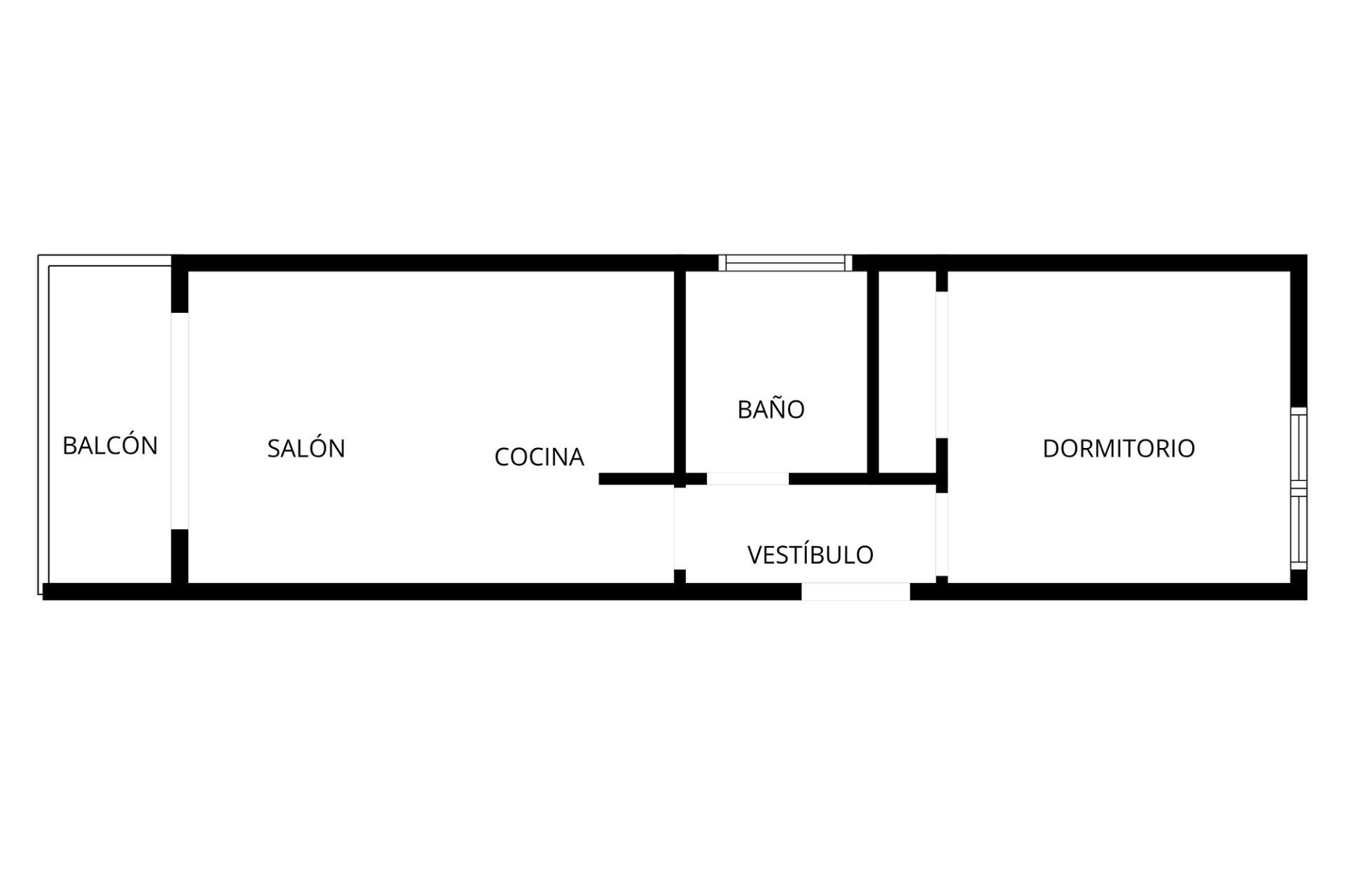 Resale - Apartment / flat - Torrevieja - Calas blanca