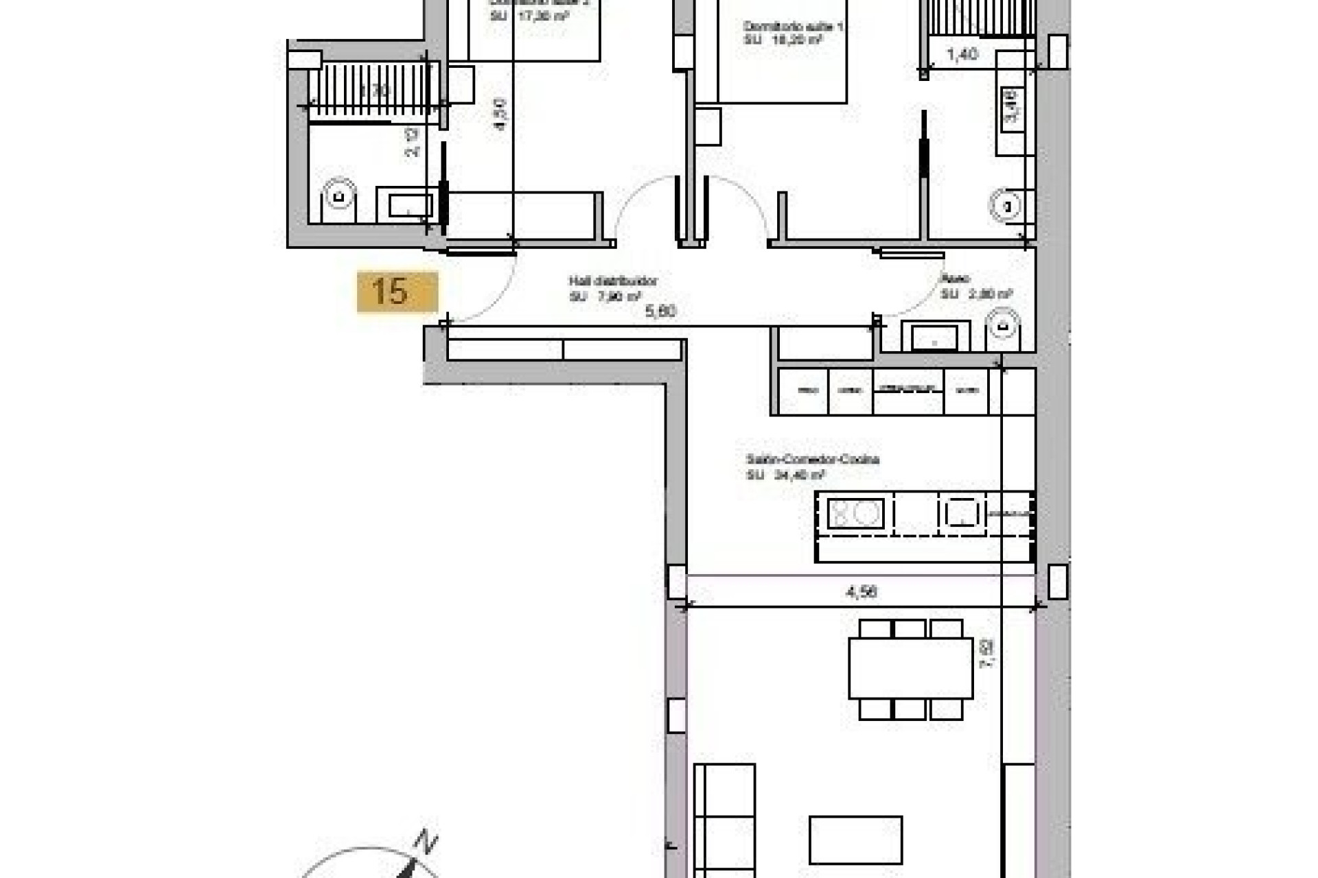 Reventa - Apartamento / piso - Las Colinas Golf Resort - Las Colinas Golf