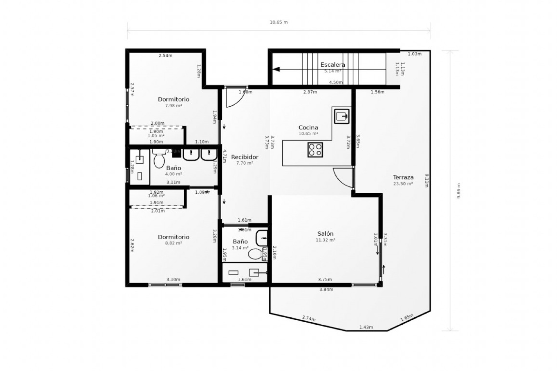 Wiederverkauf - Penthouse - San Miguel de Salinas