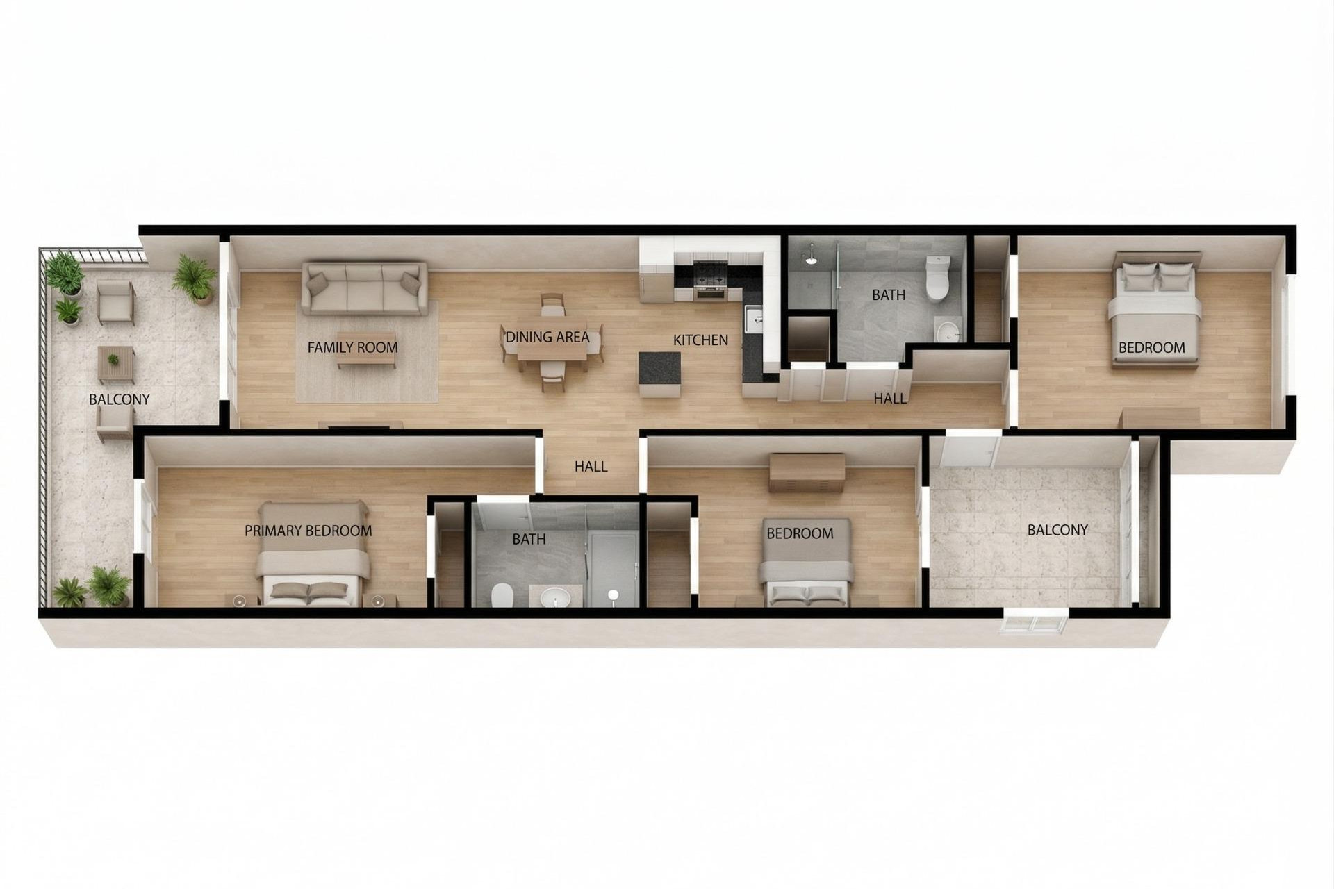 Wiederverkauf - Wohnung - Torrevieja - Los Frutales