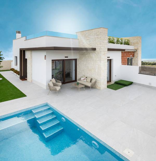 Reihenhäuser in Orihuela Costa mit privatem Pool