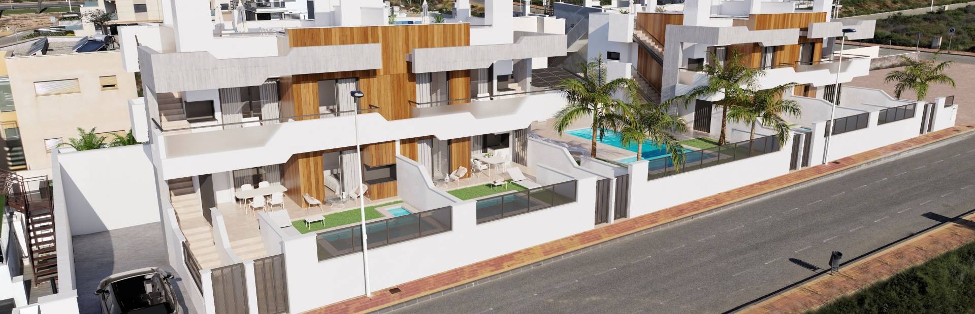 Bungalowy w Mazarrón z Widokiem na Morze