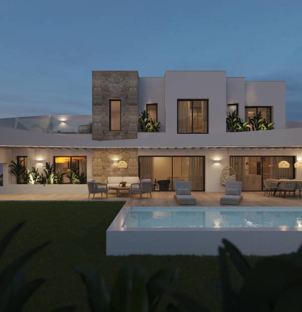 Detached Homes in Polop with Sea Views