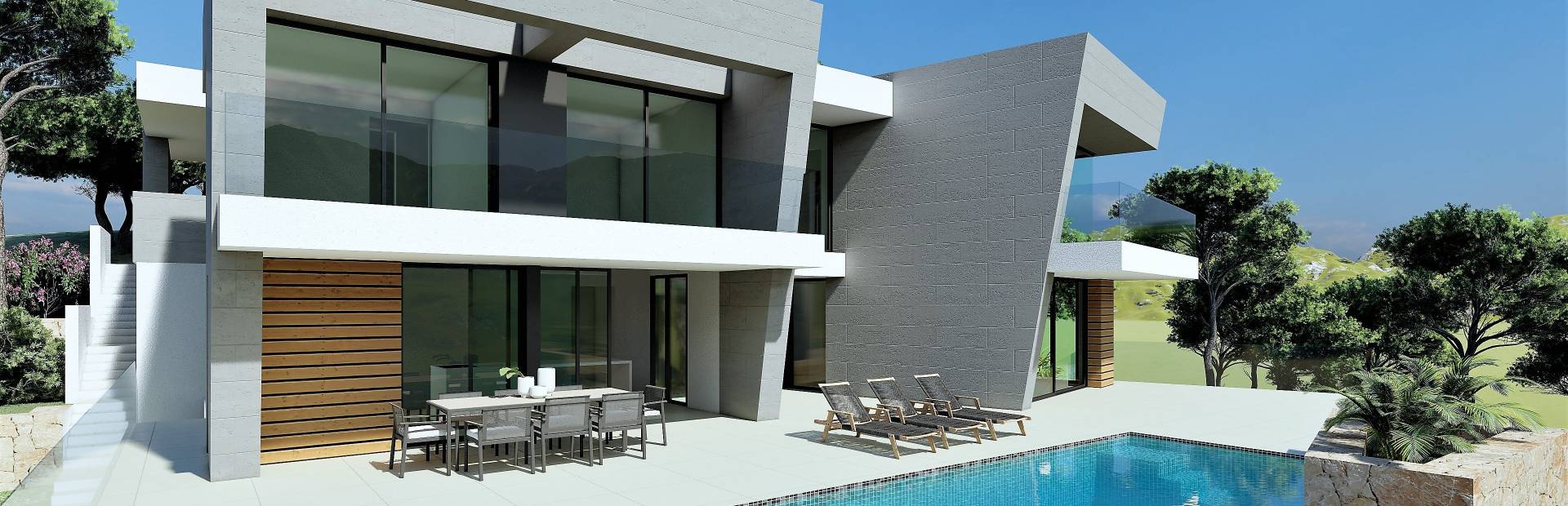 Exklusive Villa in Cumbre del Sol mit Meerblick