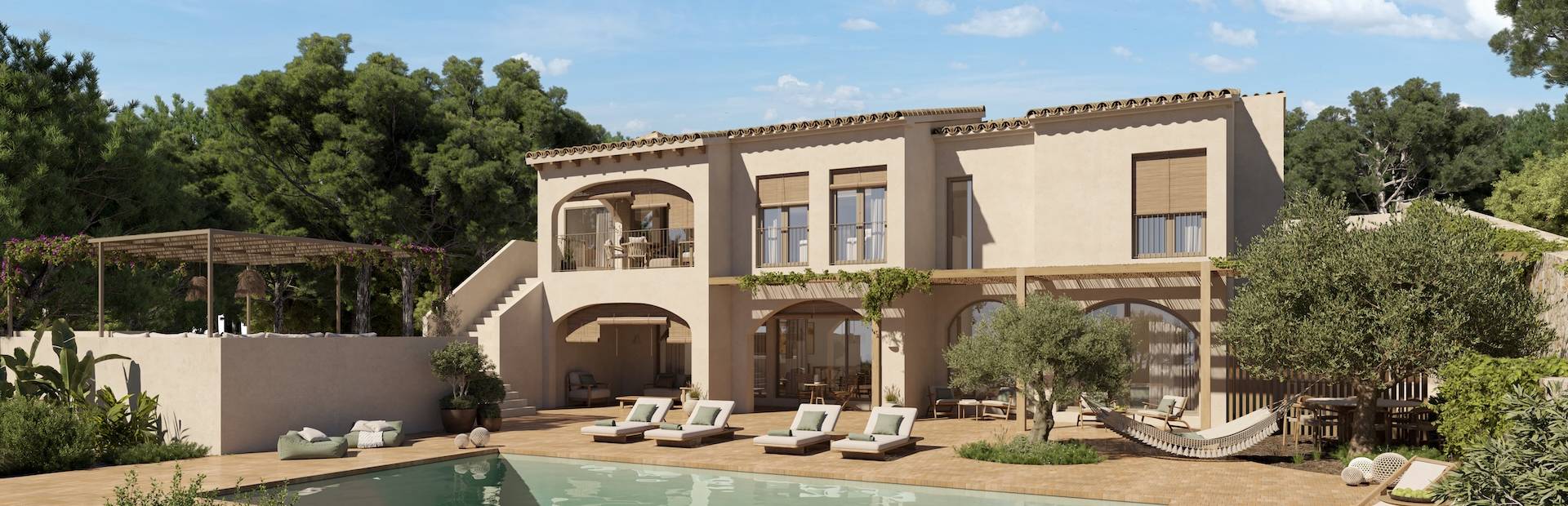 Villa en Benissa con Vistas al Mar