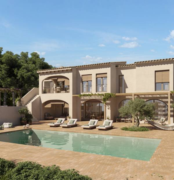 Villa en Benissa con Vistas al Mar