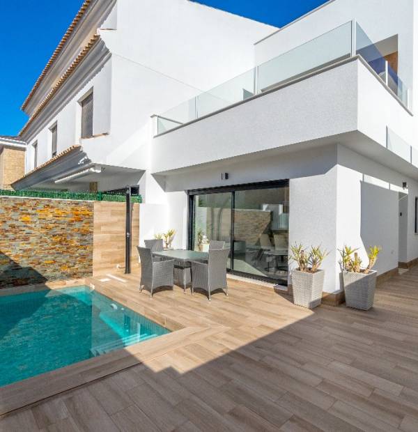 Reihenhäuser in San Pedro del Pinatar mit privatem Pool
