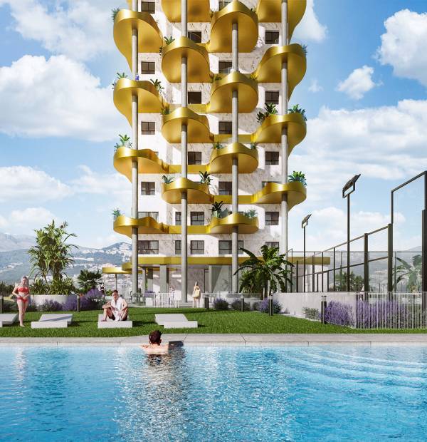Apartments in Calpe mit Meerblick