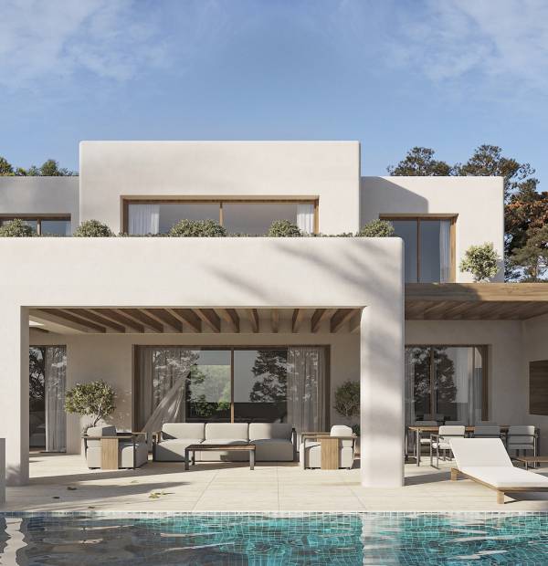 Villa in Benissa mit Meerblick