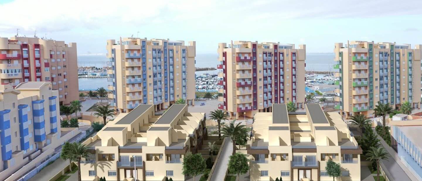 Beachfront Townhouses in La Manga del Mar Menor