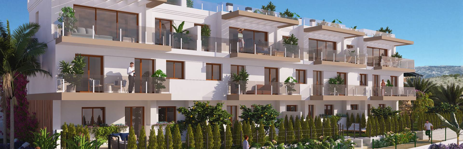 Exklusive Residenzen in La Nucia mit Meerblick