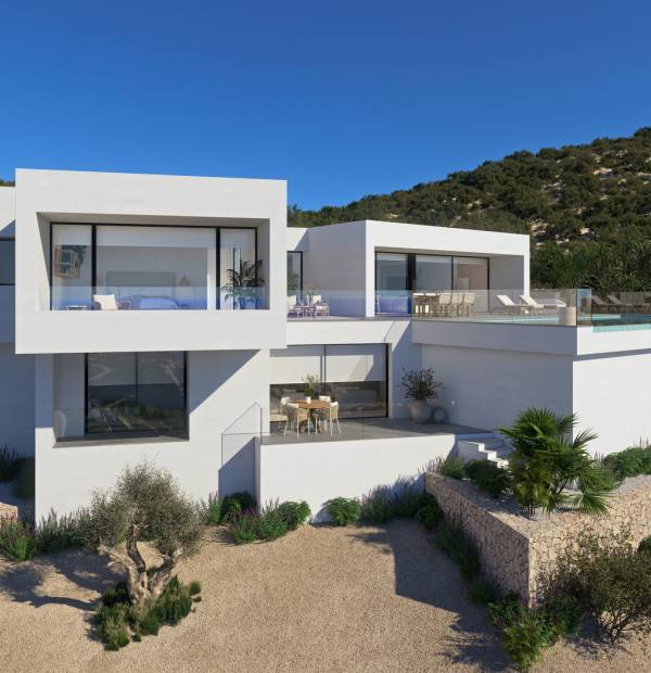 Villa in Cumbre del Sol mit Meerblick