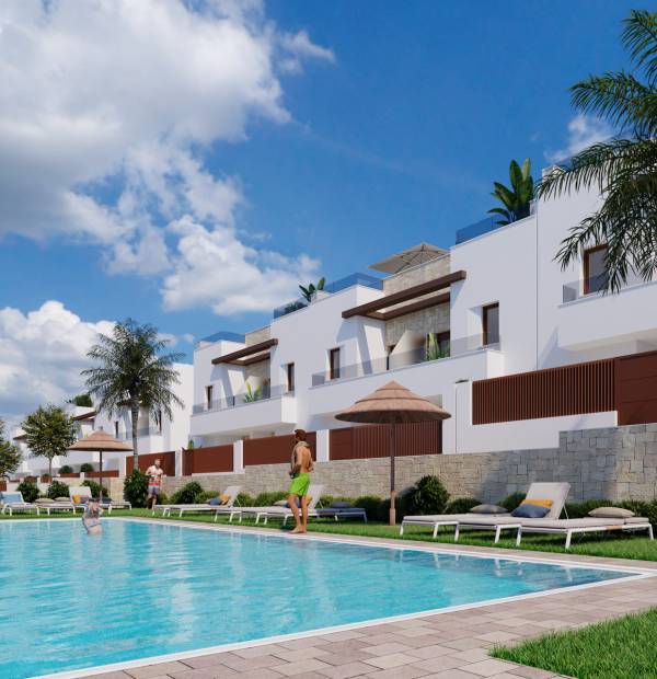 Reihenhäuser in Orihuela Costa mit Pool und Gärten