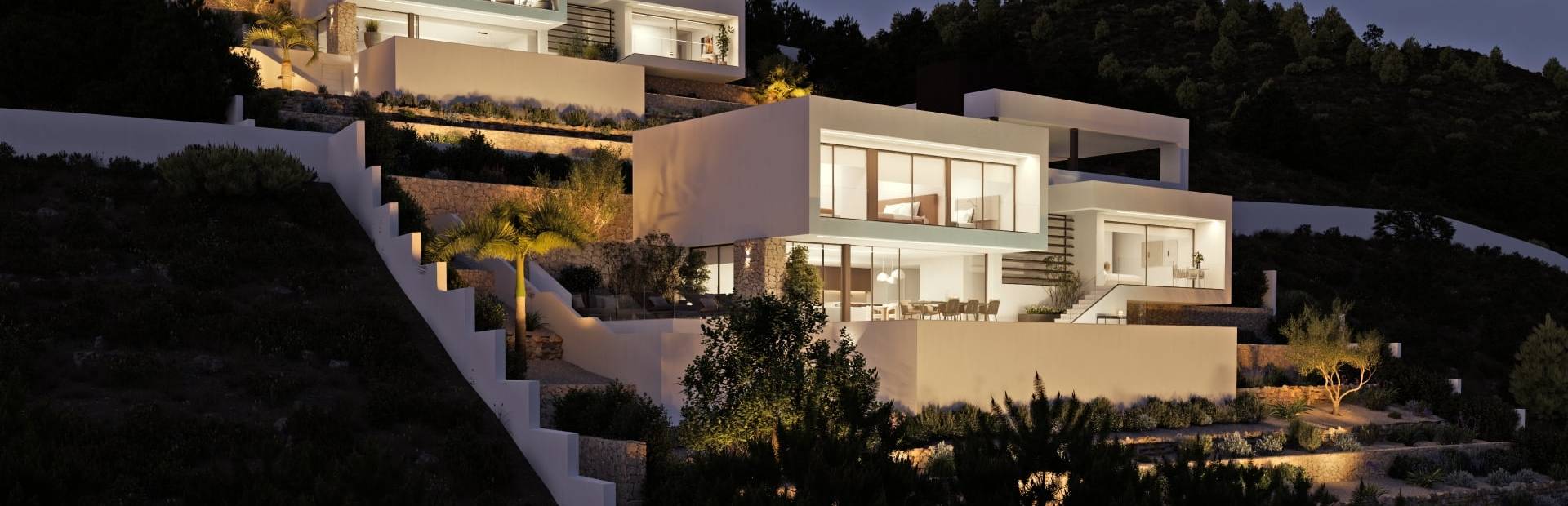 Luxusvillen in Altea mit Meerblick