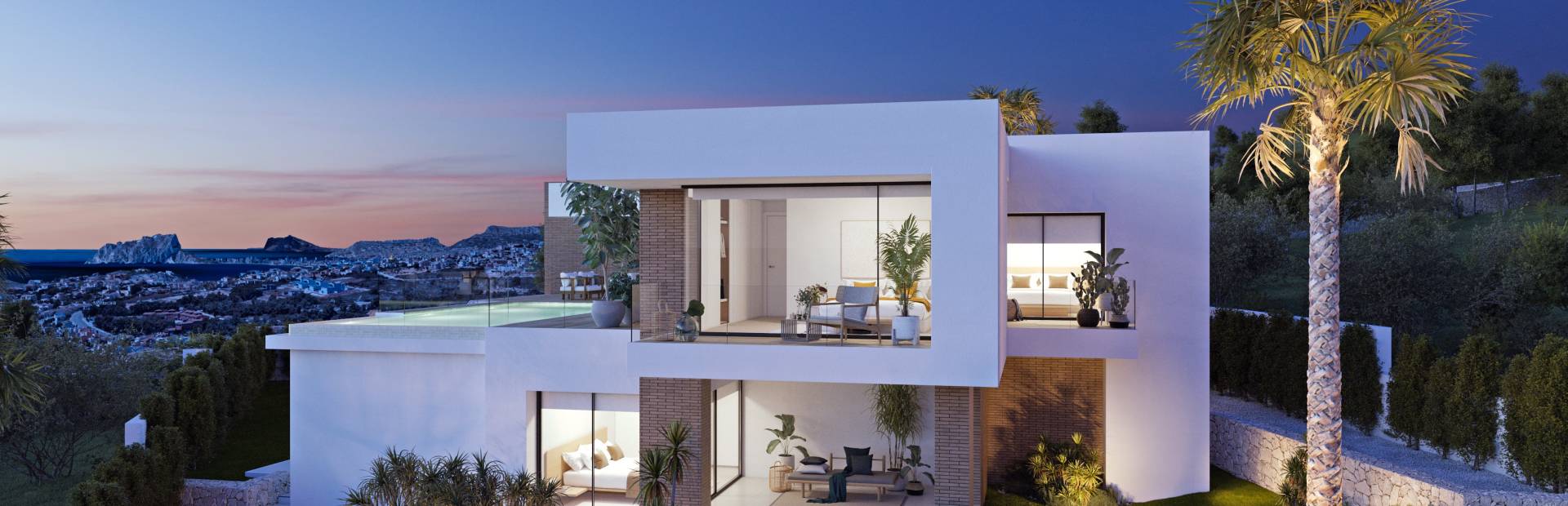 Villa à Cumbre del Sol avec vue sur la mer