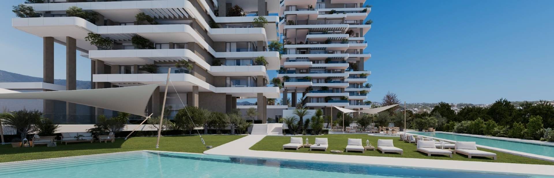 Residencial en Calpe con Vistas al Mar