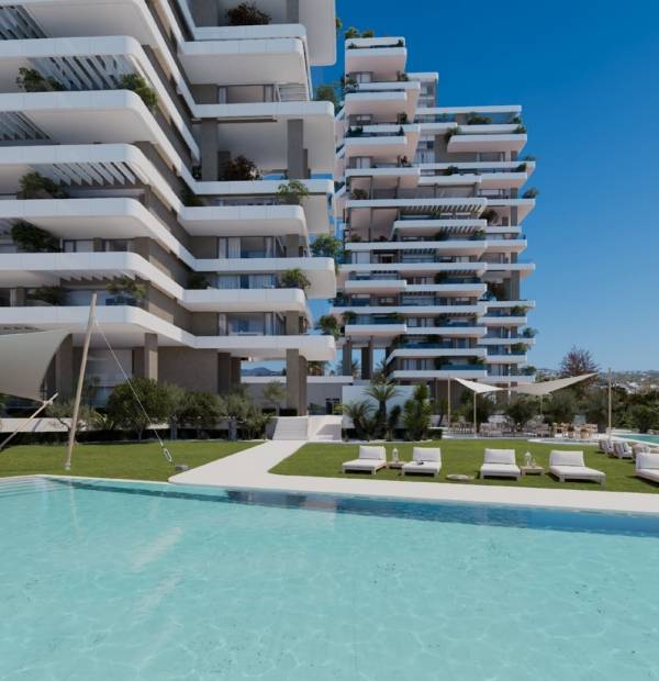 Residencial en Calpe con Vistas al Mar