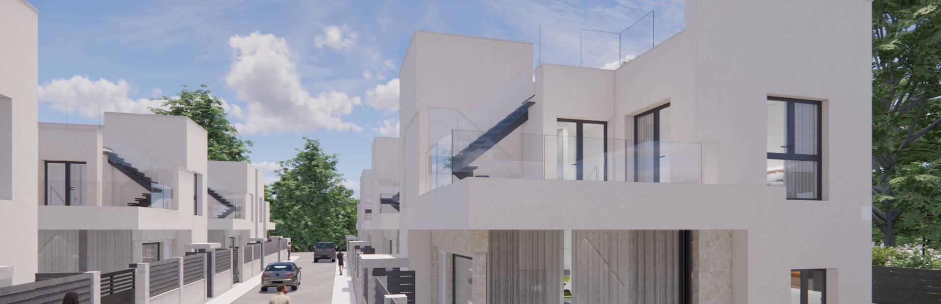 Maisons mitoyennes à La Herrada avec piscine privée