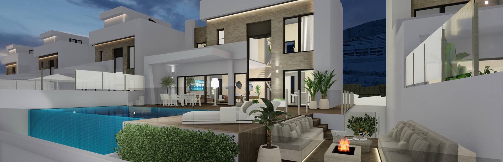 Villas Exclusives à Finestrat avec Vue sur la Mer