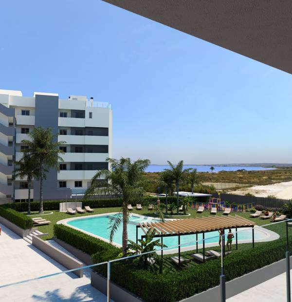 Apartments und Penthäuser in Santa Pola mit Meerblick