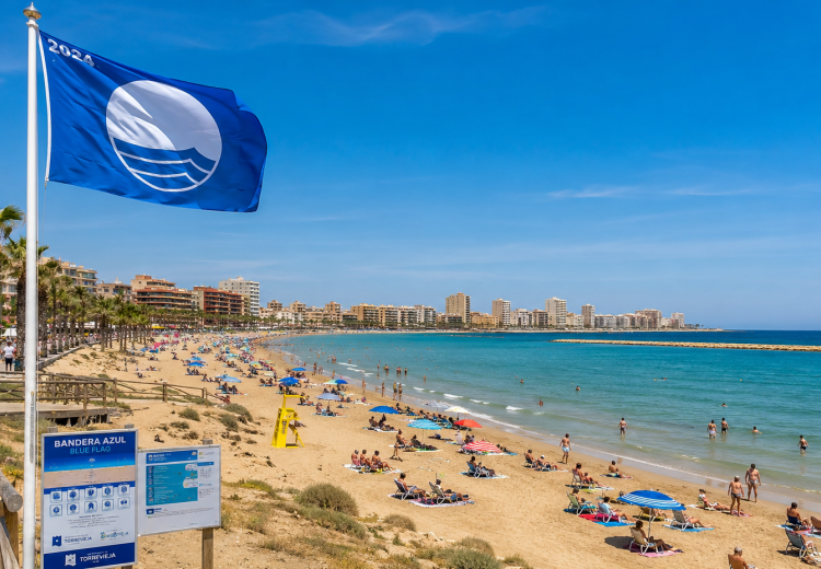 Which Blue Flag beaches are near your new house in Torrevieja?