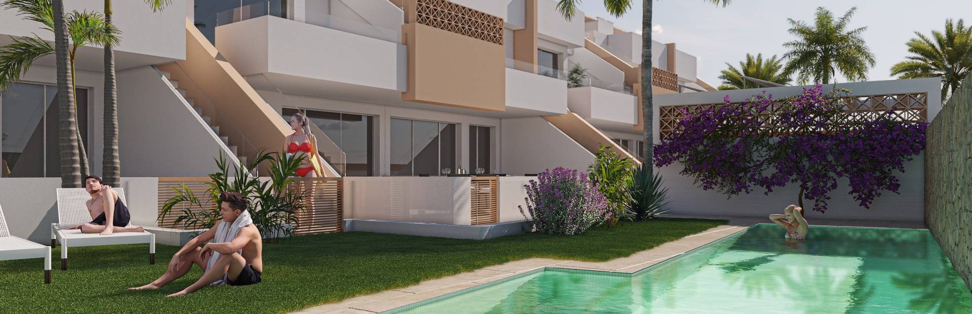 Bungalowy w Pilar de la Horadada