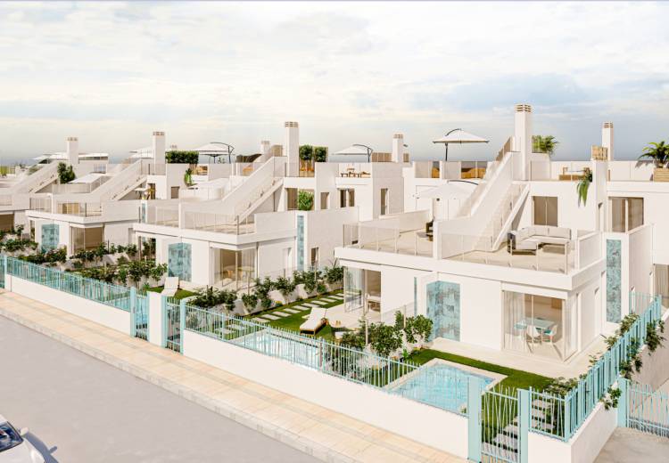 Set between golf and the sea, this new build villa for sale in Los Alcázares is ideal for those who refuse to compromise