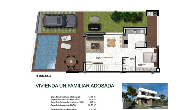 Obra nueva - Villa - Los Montesinos - La Herrada