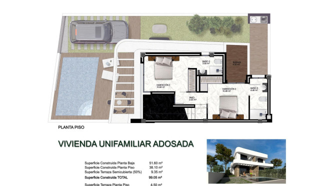 Obra nueva - Villa - Los Montesinos - La Herrada