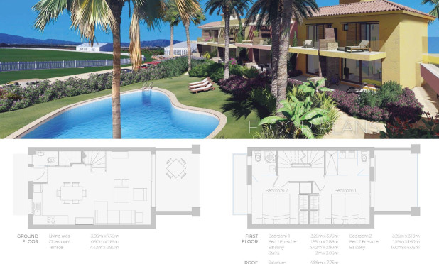 Nieuwbouw Woningen - Herenhuis - Cuevas Del Almanzora - Desert Spring Golf