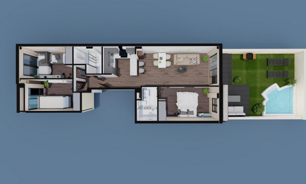 New Build - Apartment / flat - Pilar de la Horadada - pueblo