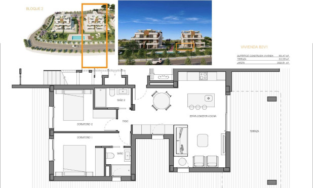 New Build - Apartment / flat - Fuente Álamo - Hacienda del Alamo