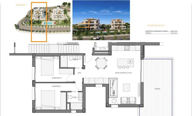 New Build - Apartment / flat - Fuente Álamo - Hacienda del Alamo