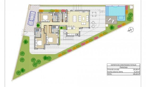 Nieuwbouw Woningen - Villa - Pilar de la Horadada - Lo Romero Golf